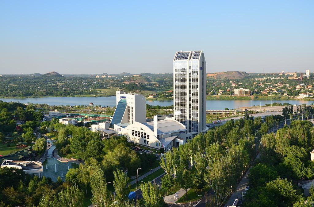 Victoria Hotel Center Donetsk Eksteriør bilde
